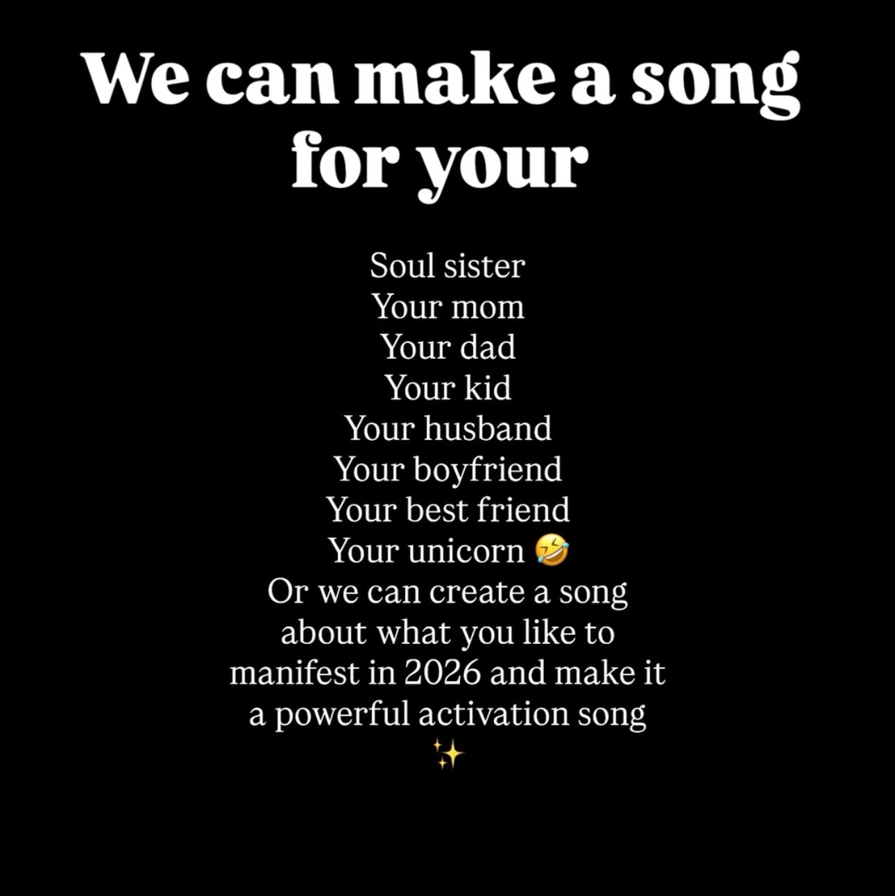 Your own personal Soul Song