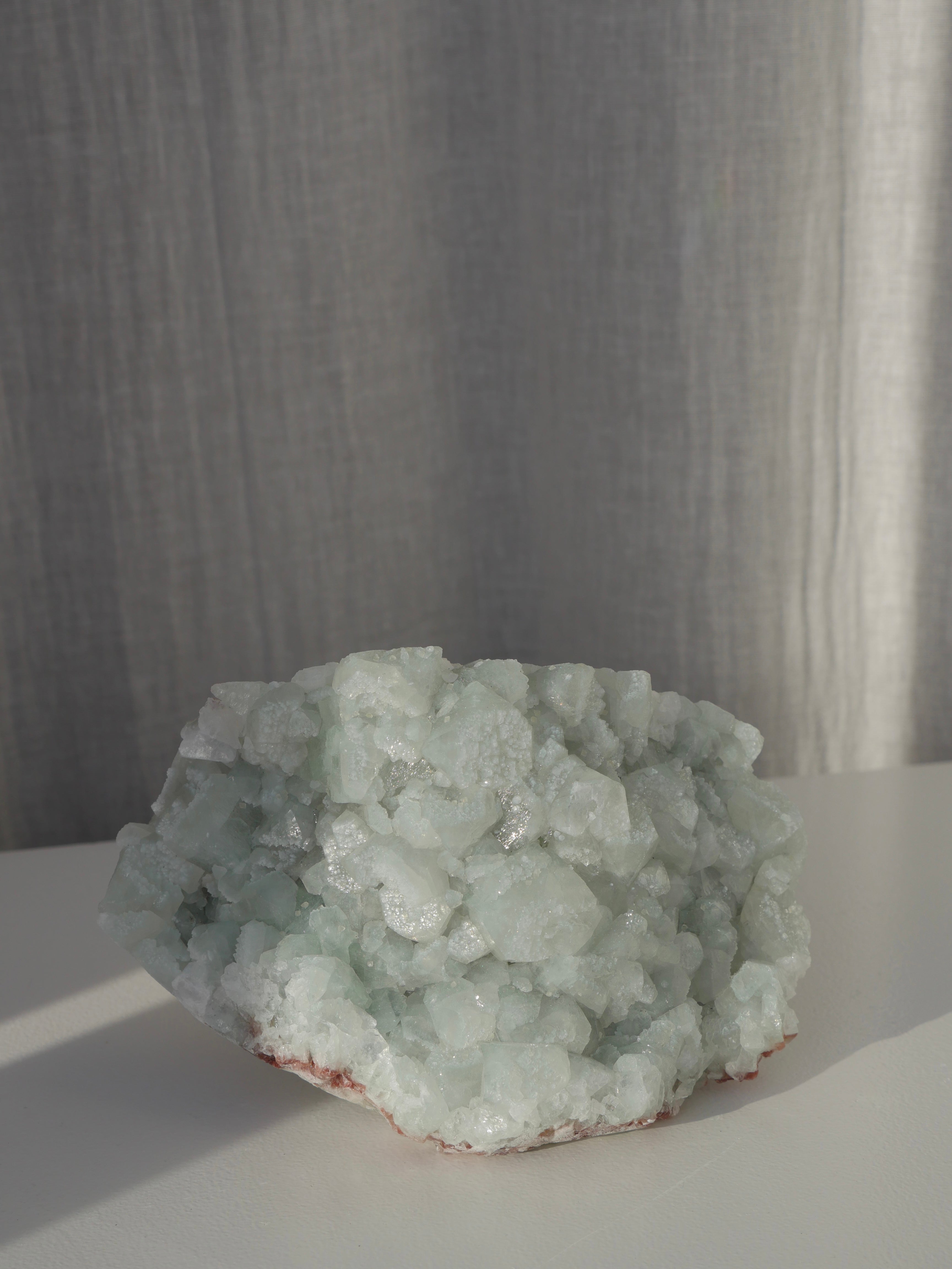 Green Apophyllite Cluster