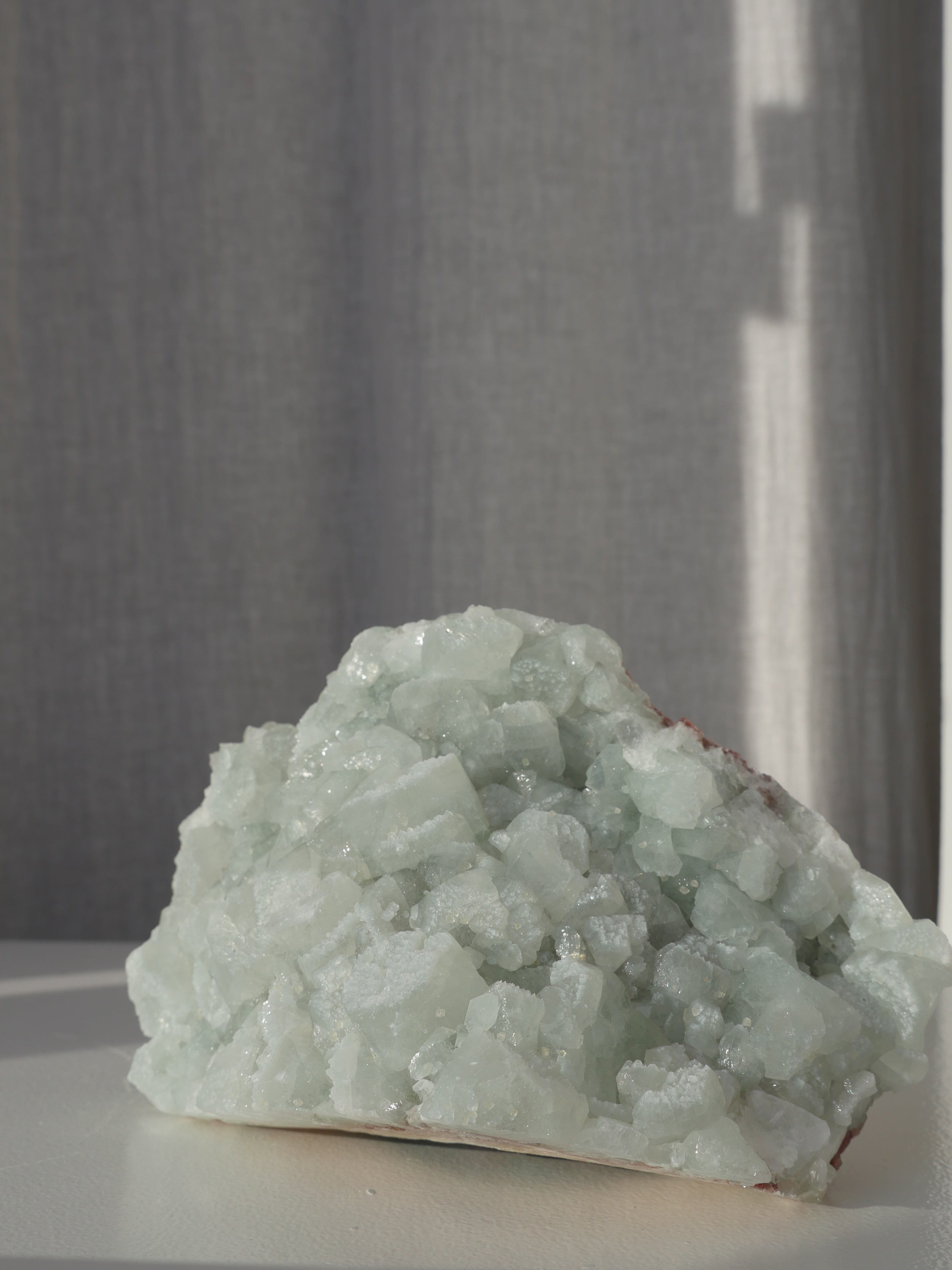 Green Apophyllite Cluster