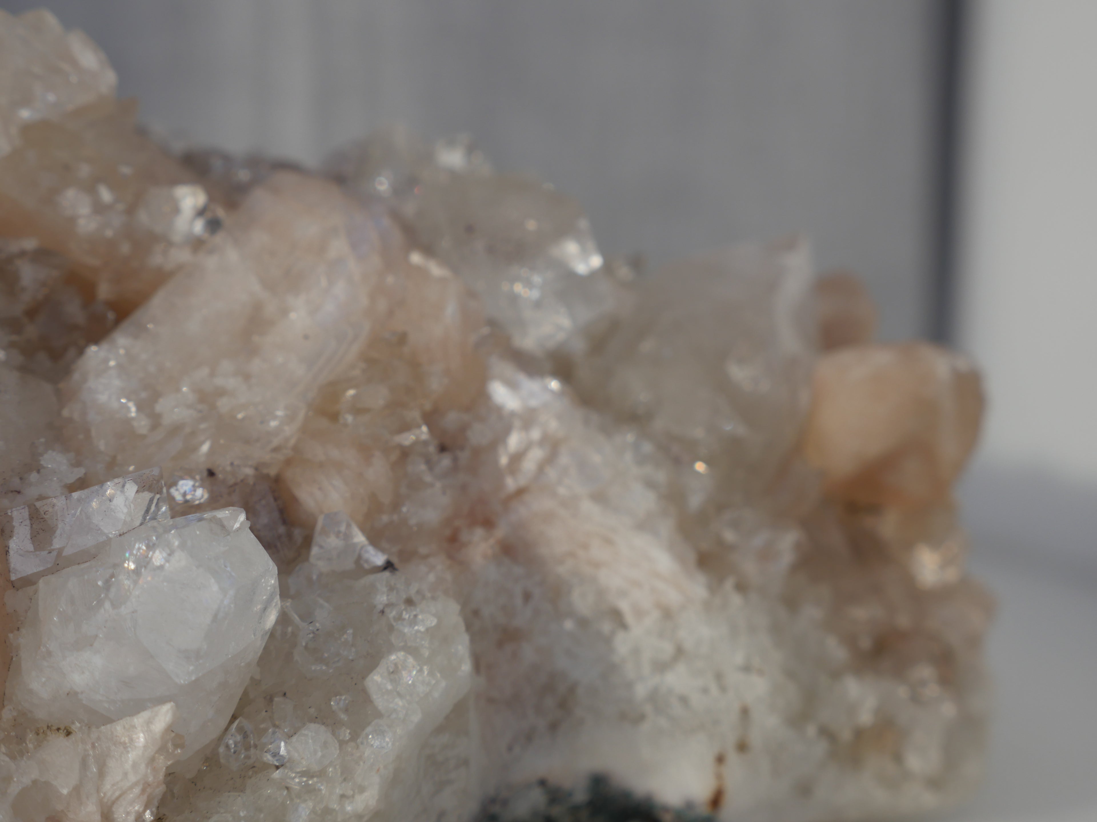 Stilbite & Apophyllite Cluster