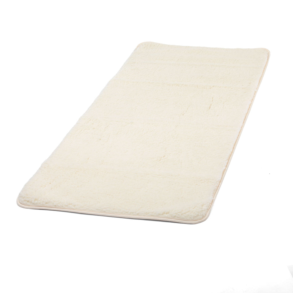 Lambswool yoga mat SURYA Premium (cotton edging)