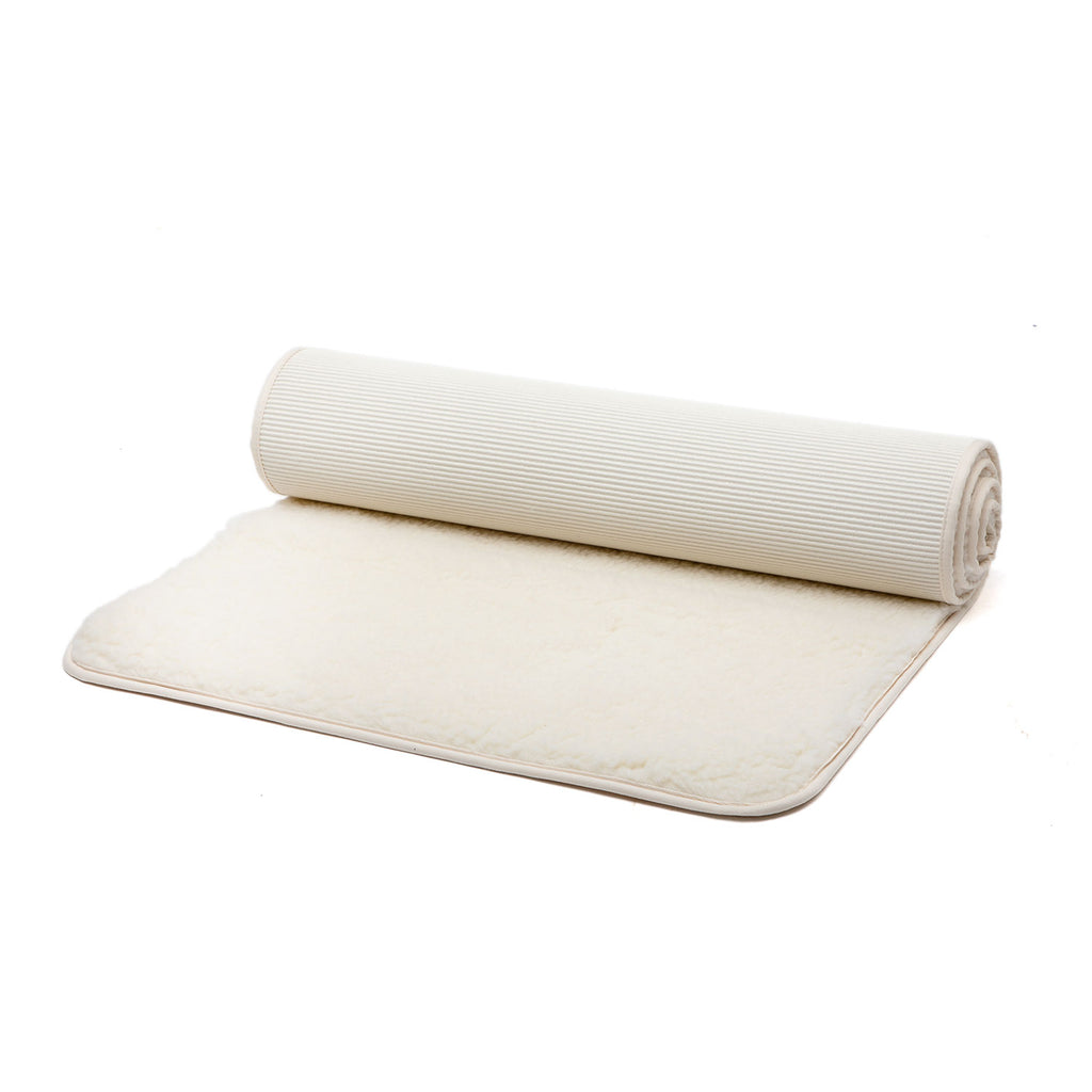 Lambswool yoga mat SURYA Premium (cotton edging)