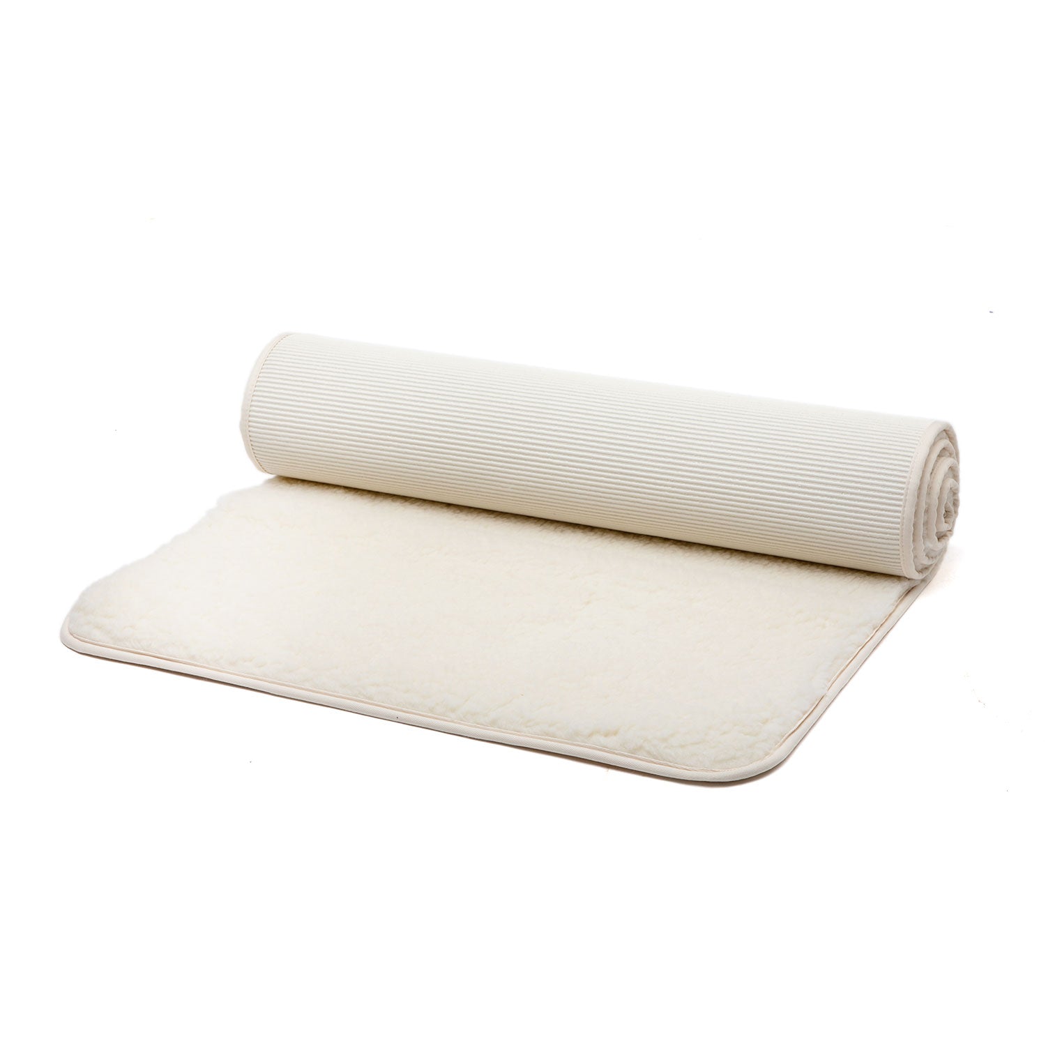 Lambswool yoga mat SURYA Premium (cotton edging)